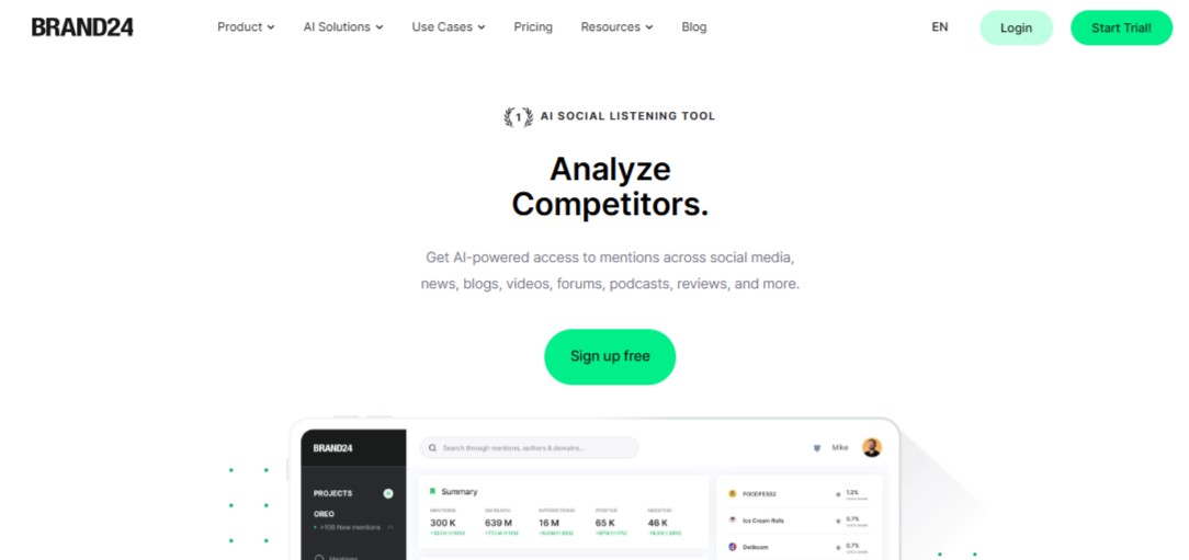 Brand24 website
