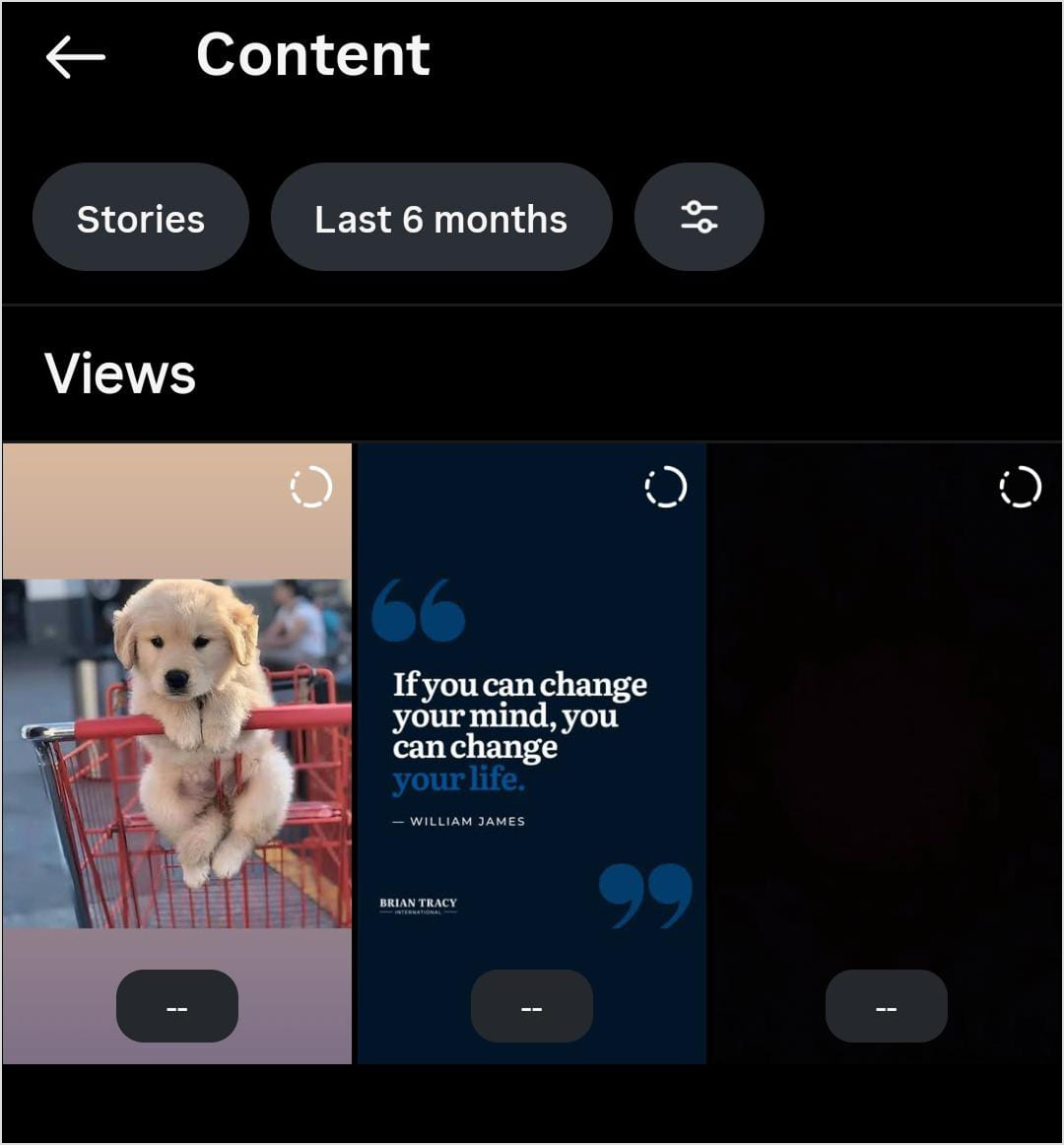 Content section