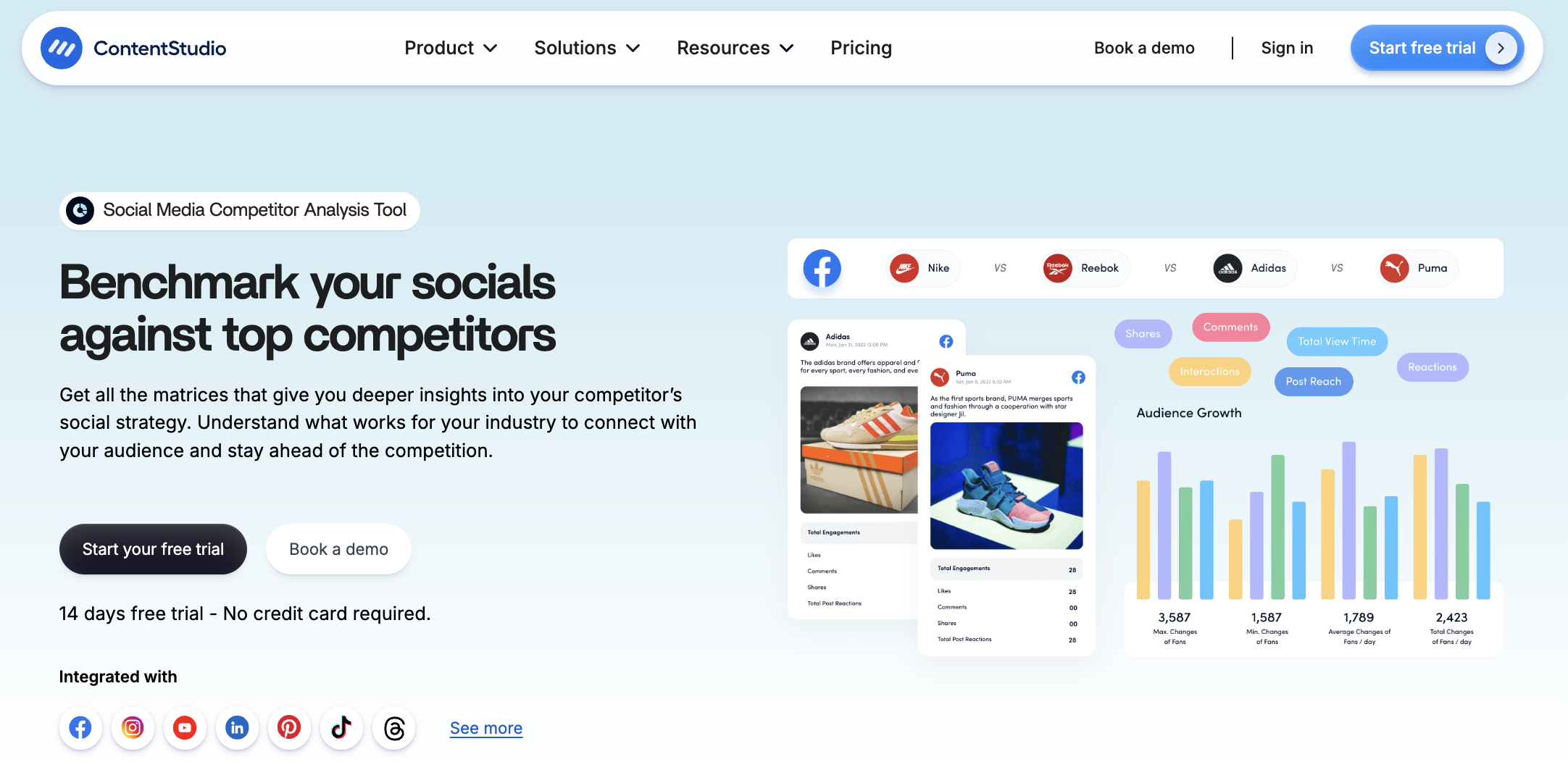 ContentStudio: All-in-one social media management with competitive intelligence