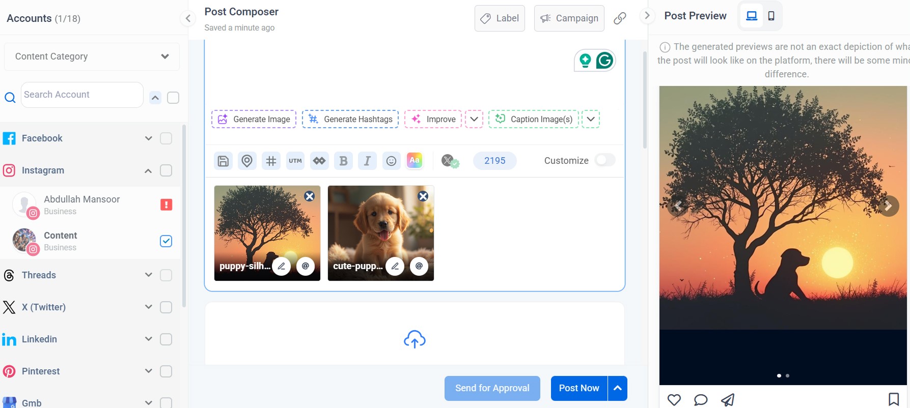 Create your post 