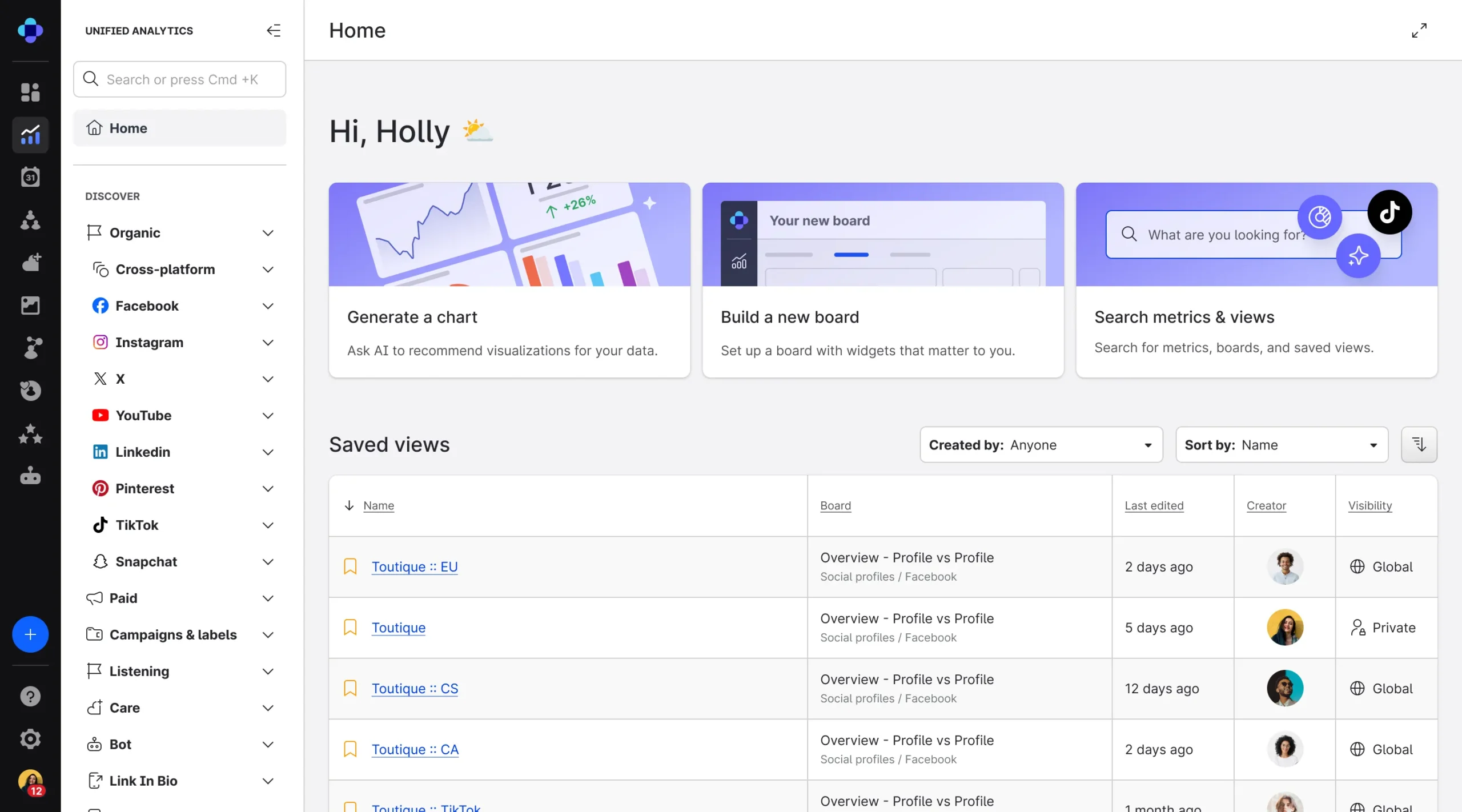Emplifi): Enterprise Social Analytics