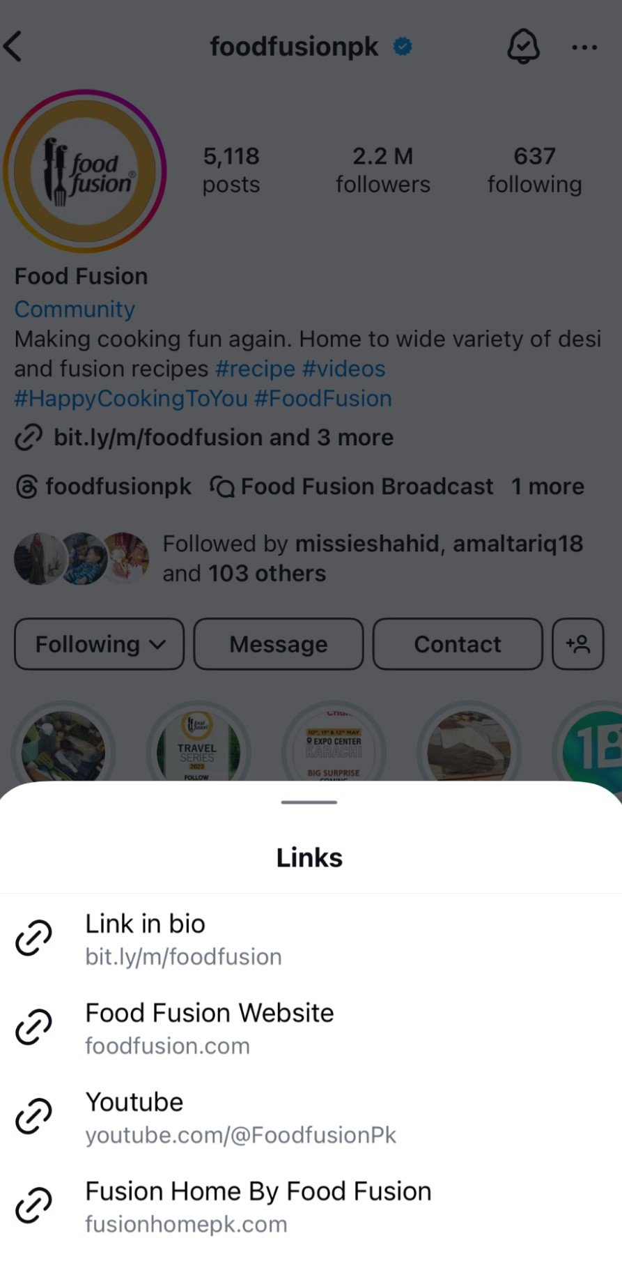 Linktree for businesses and brands