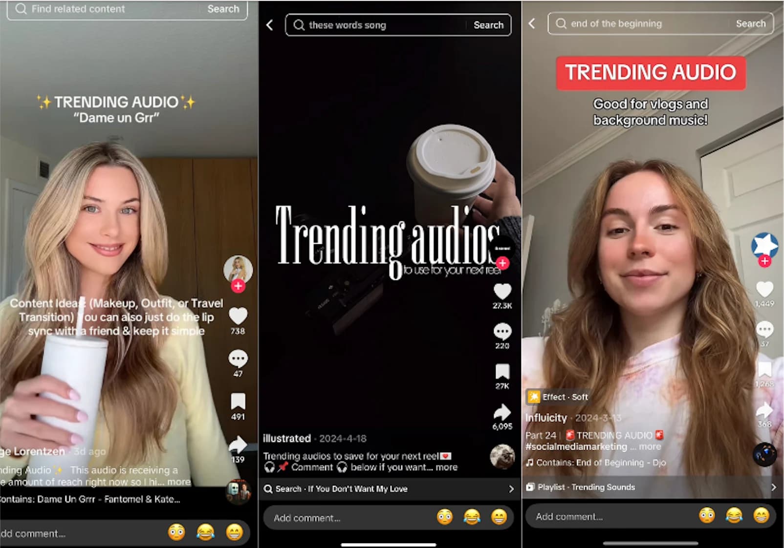 Trend forecasting creators