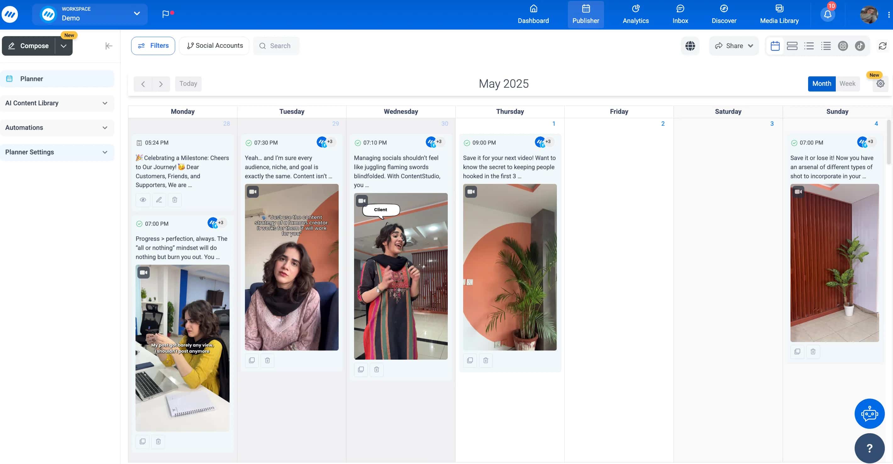 Create your content calendar