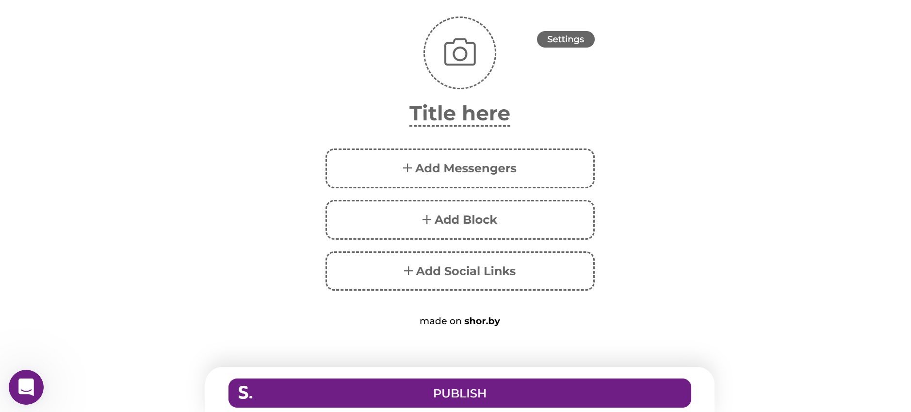 Shorby smart page