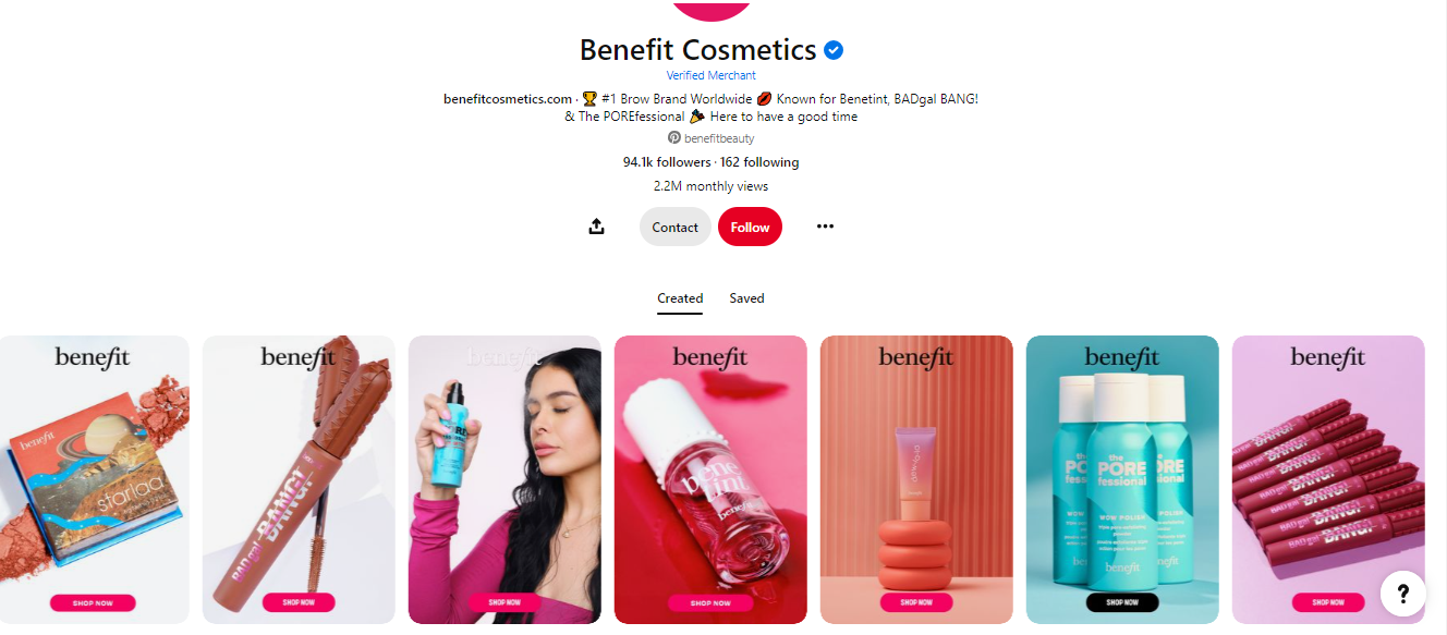 Benefit cosmetics