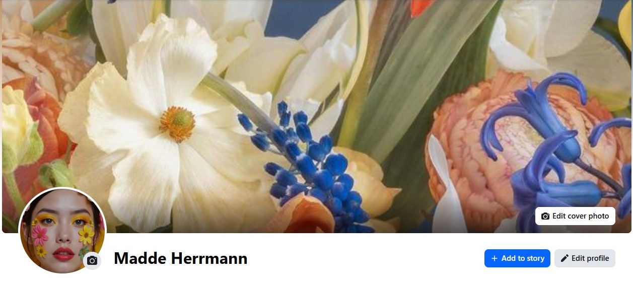 Facebook profile header