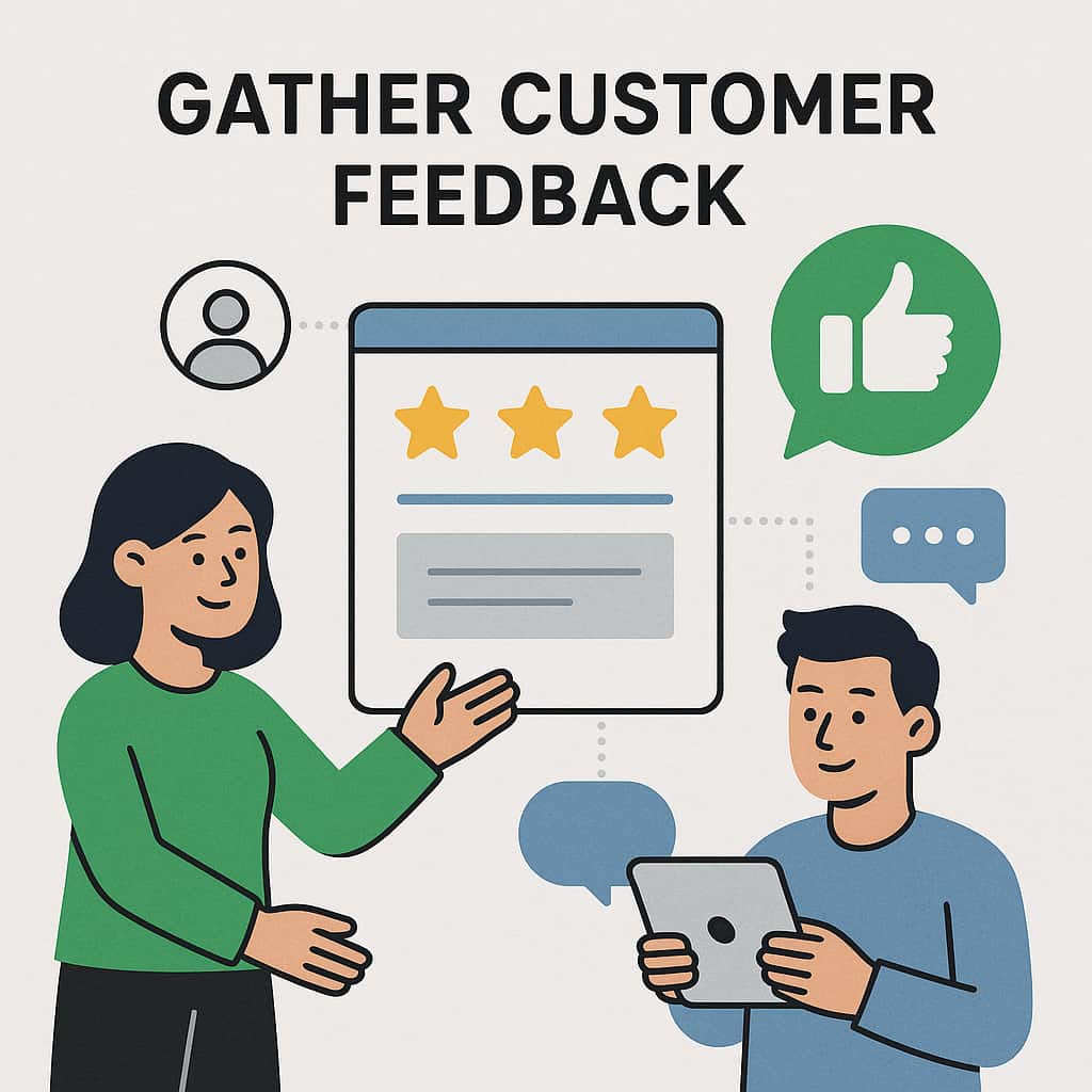 Gather customer feedback