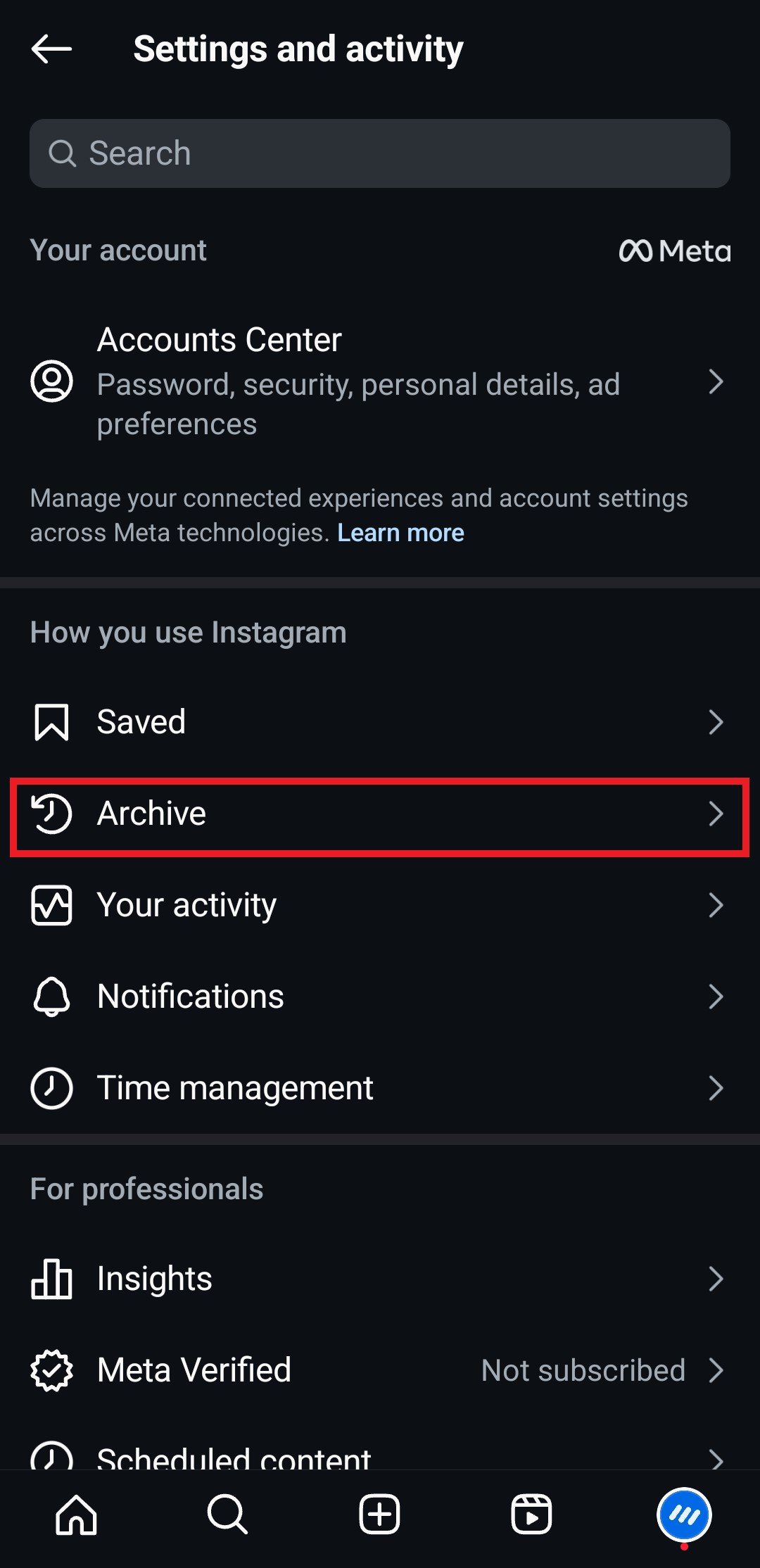 Instagram archive