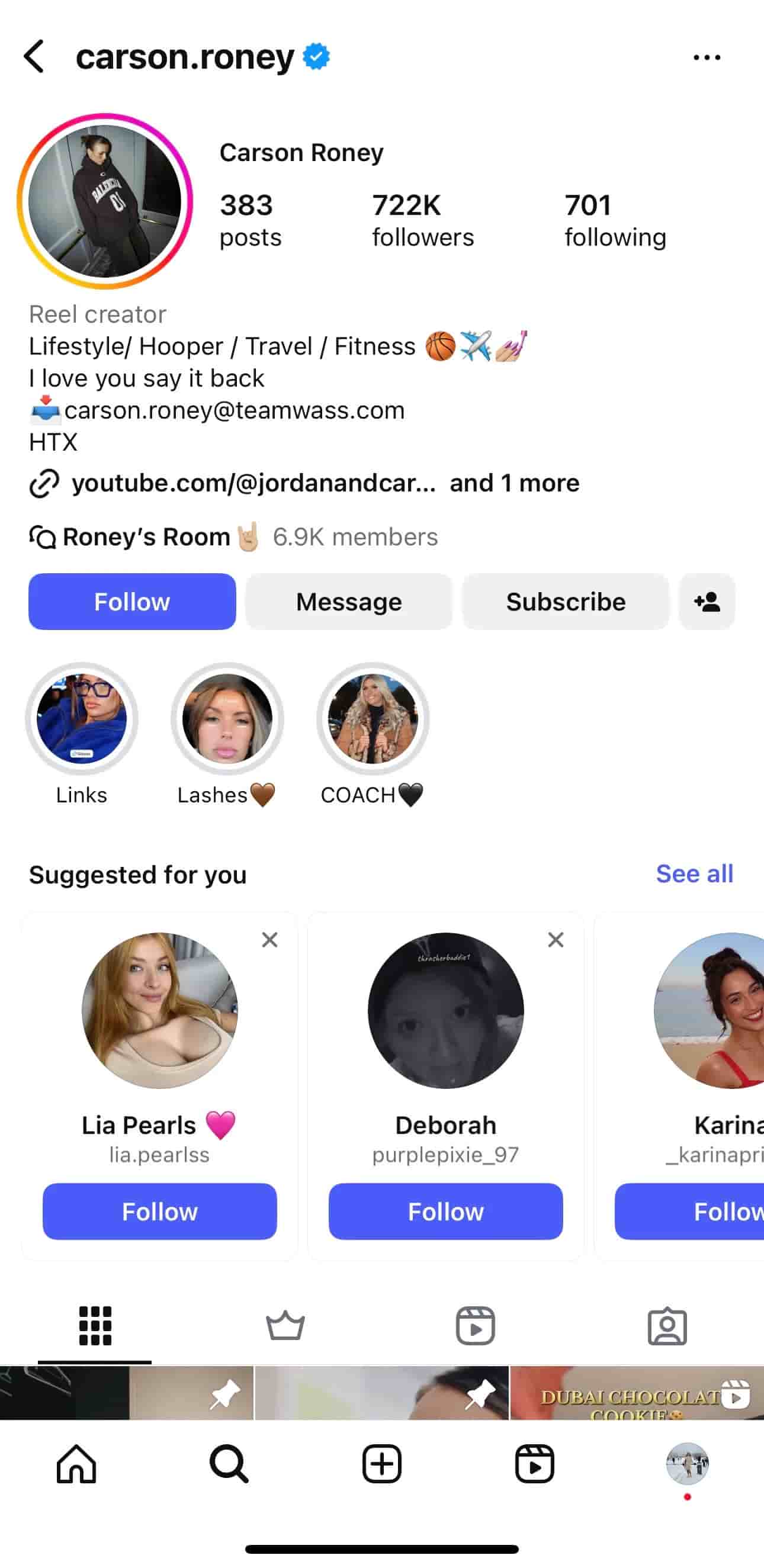 Success story 3: Carson Roney 