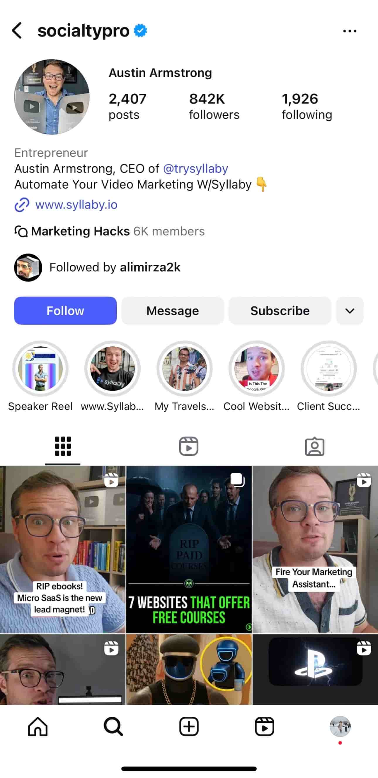 Success story 5: Austin Armstrong