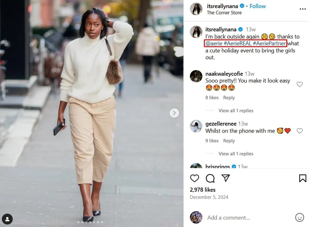 User generated content