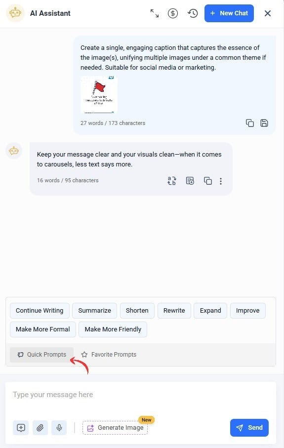 AI assistant chat