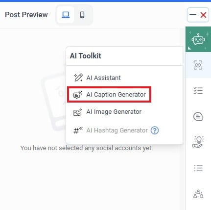 AI caption generator