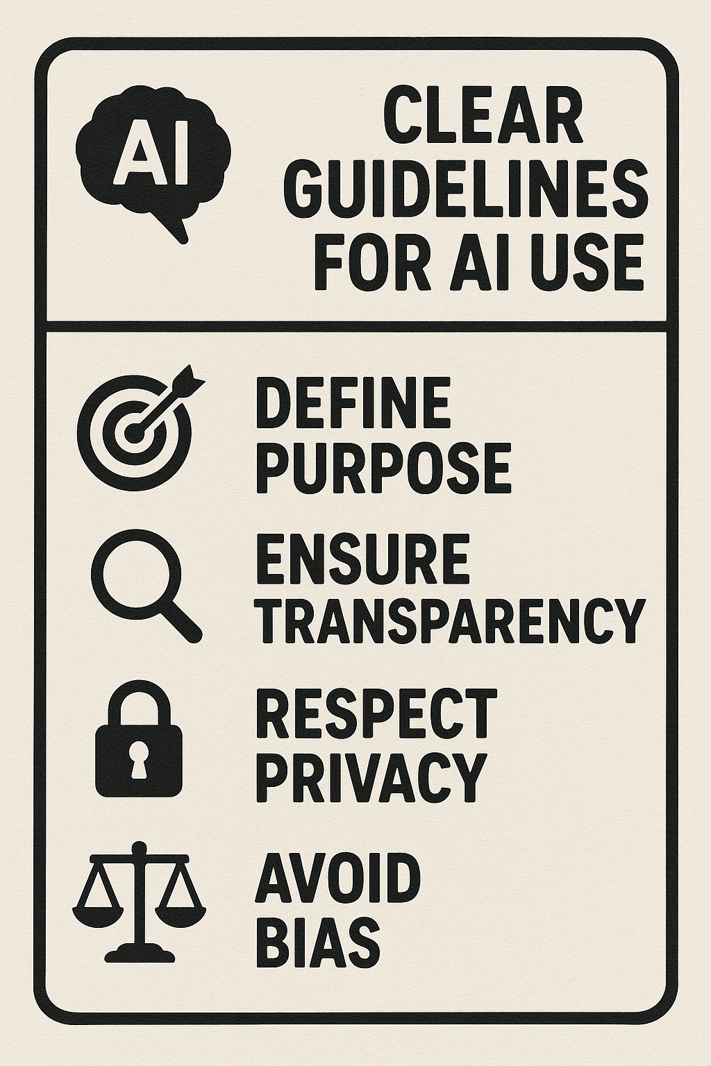 AI usage guidelines