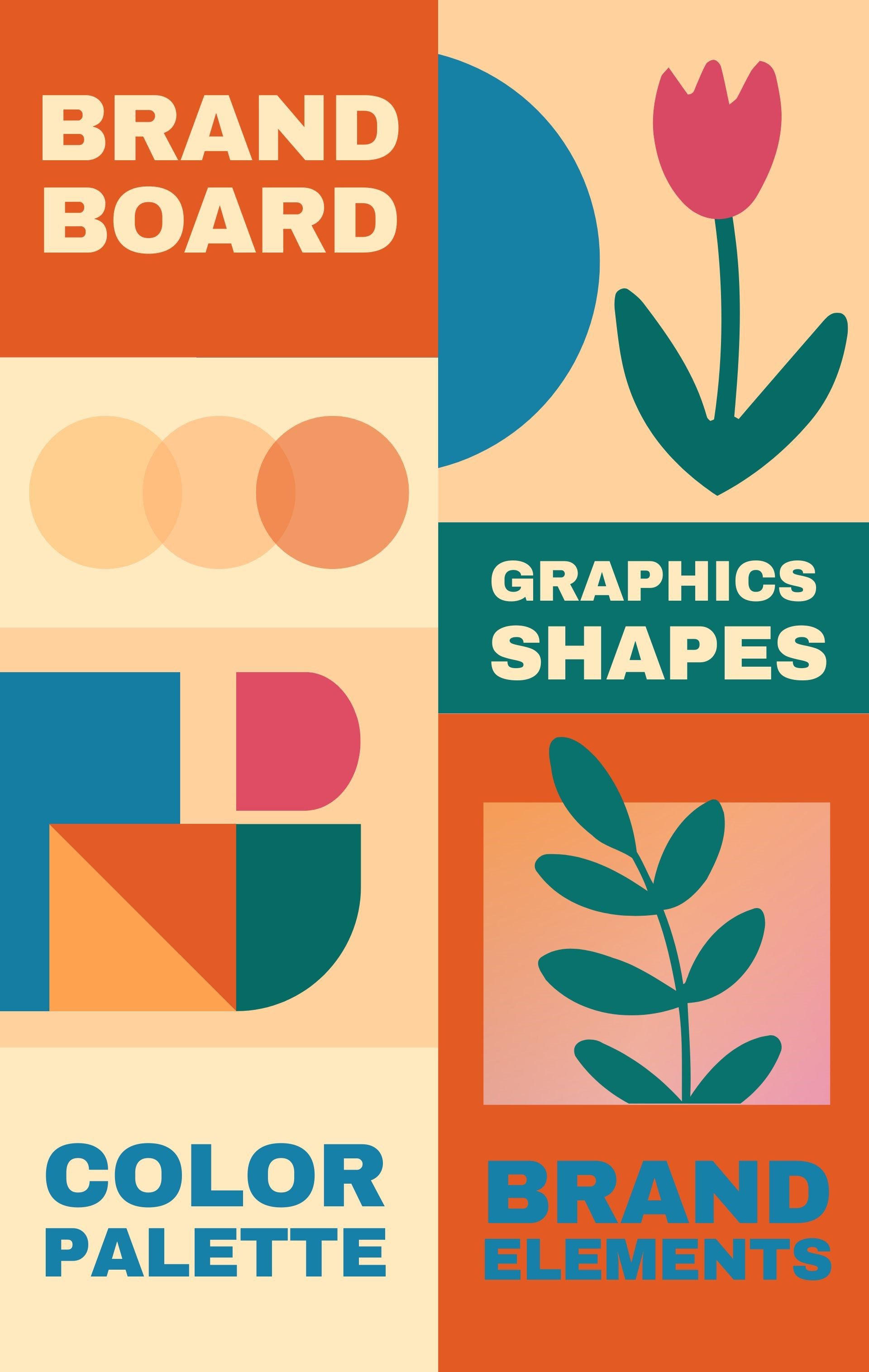 Brand graphics board
