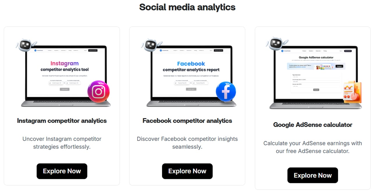 ContentStudio free social media analytics tools