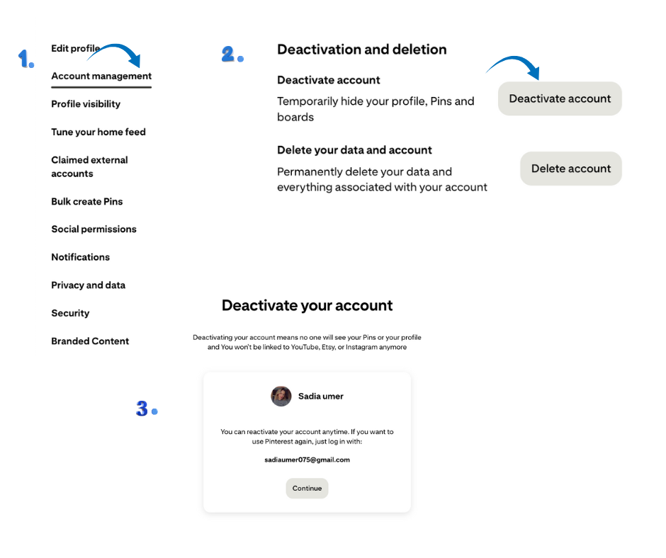 Deactivation steps (All platforms)