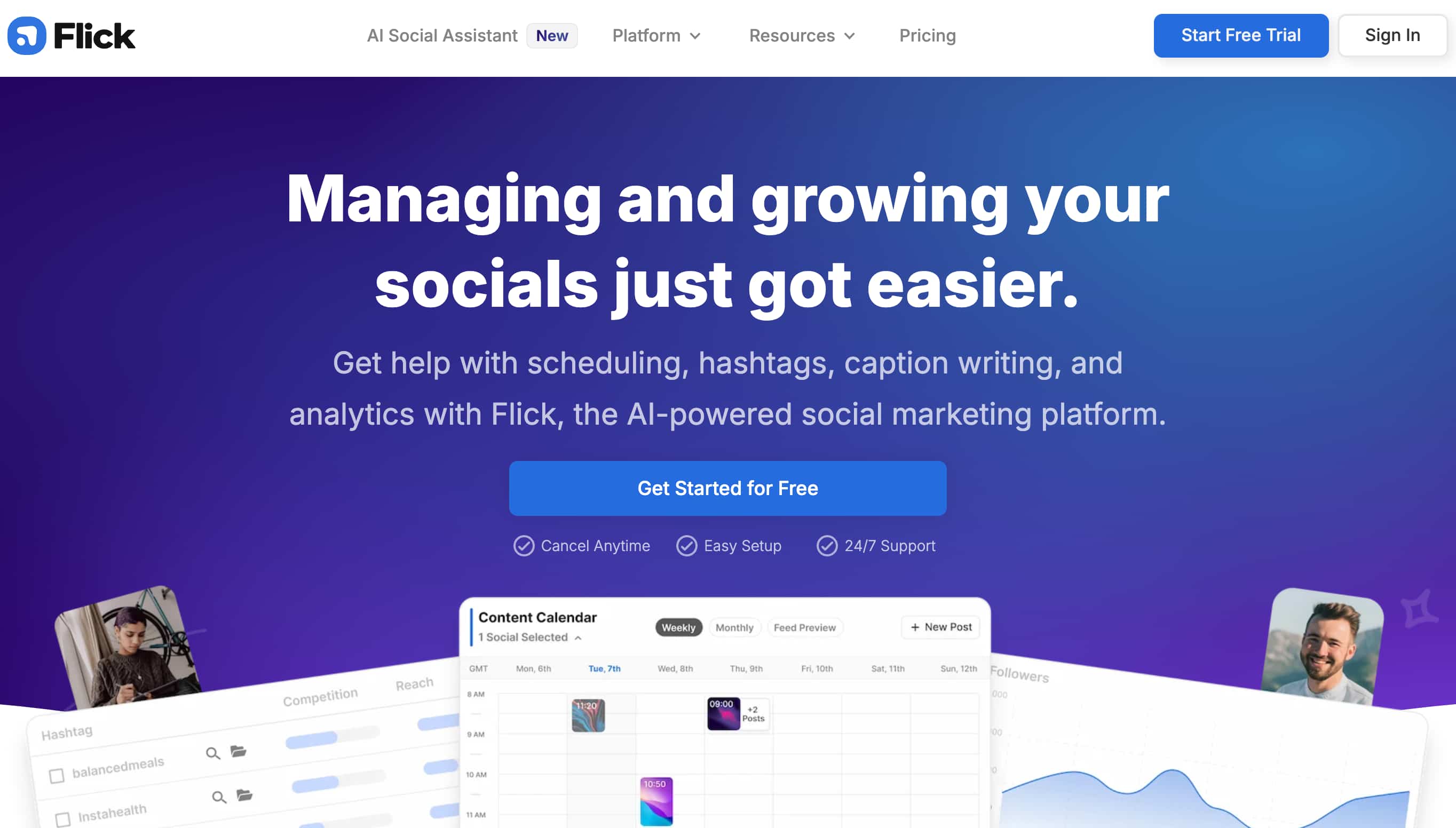 Flick - Hashtag marketing specialist
