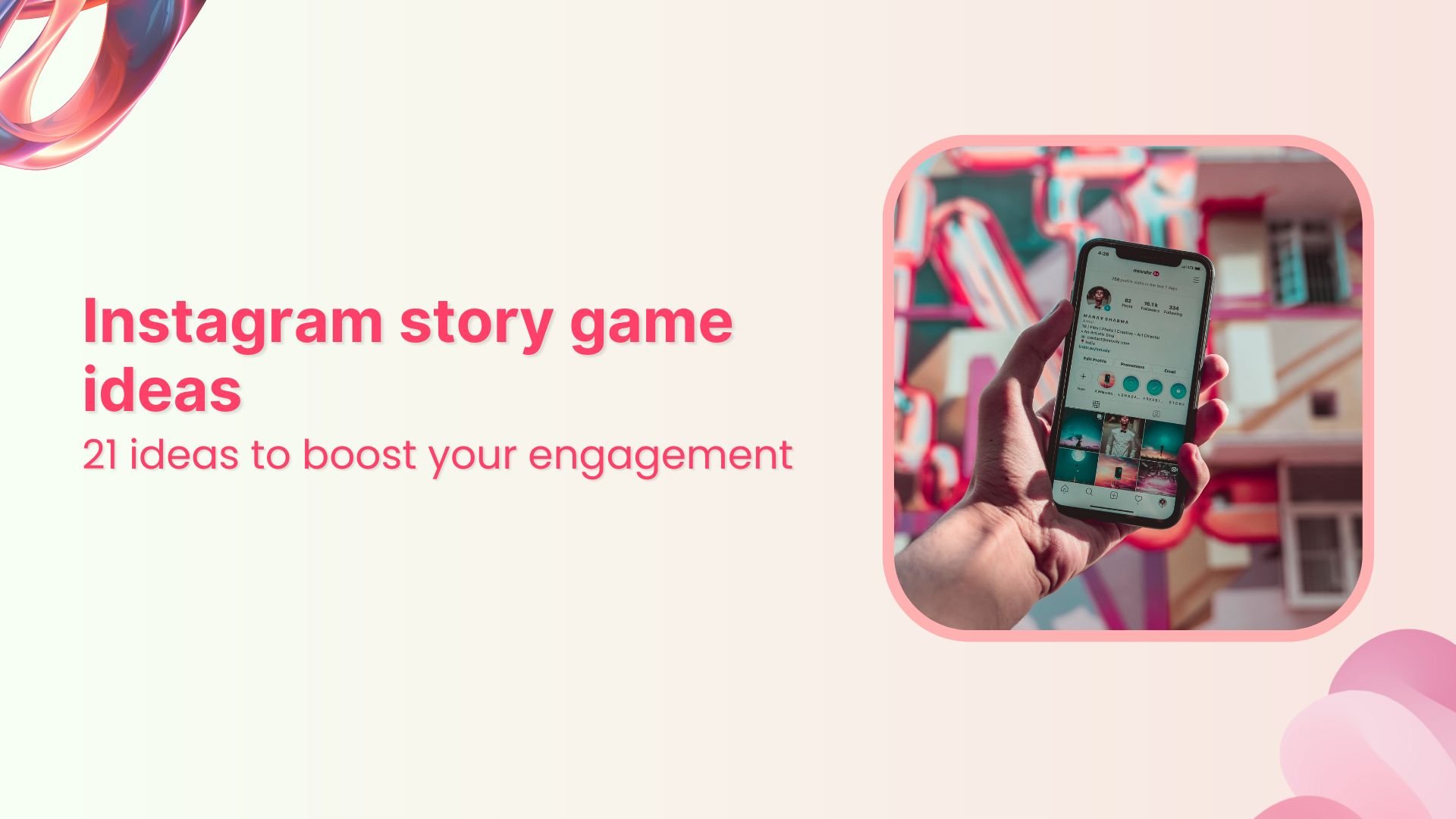 Instagram story game ideas