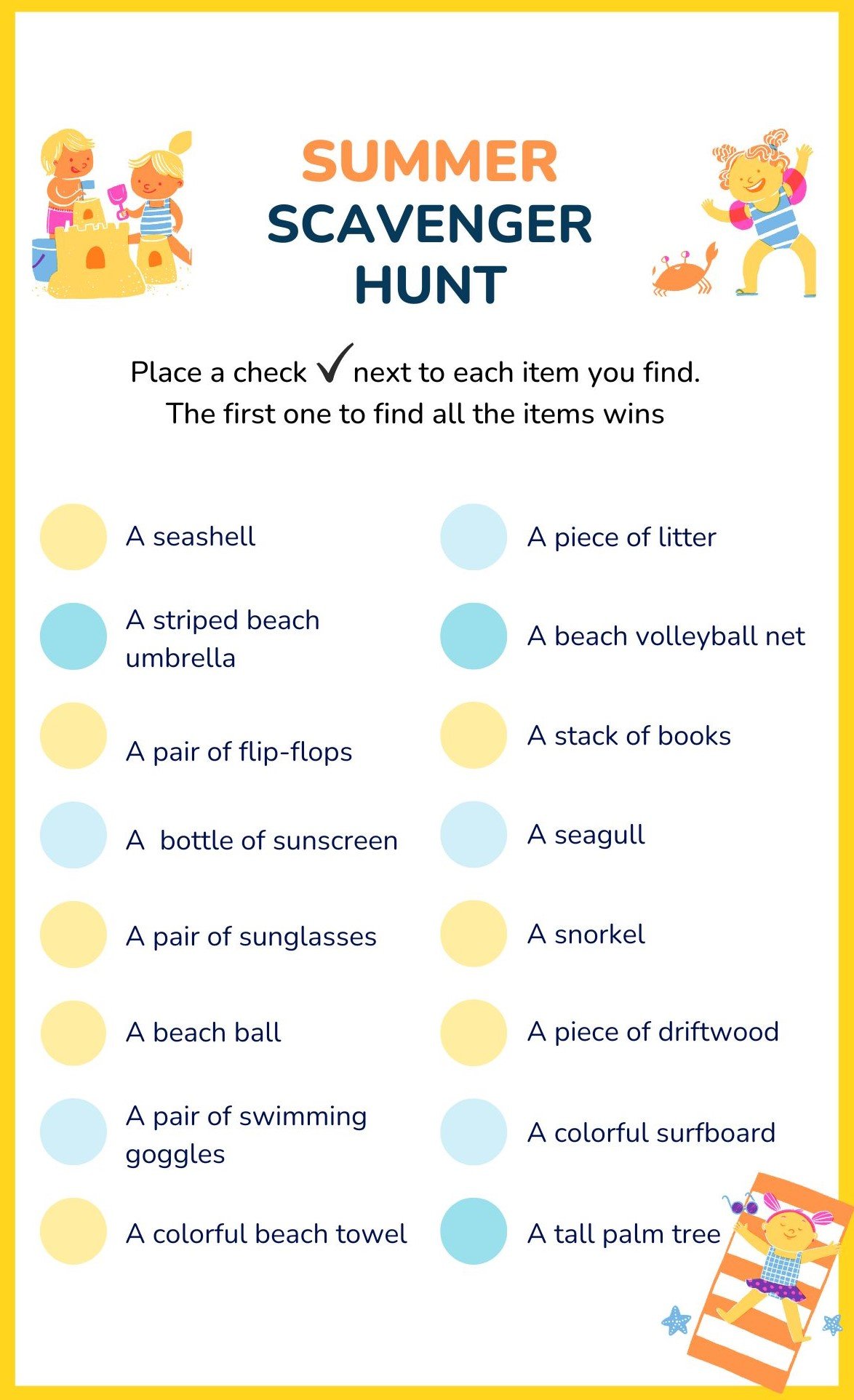Scavenger hunt story