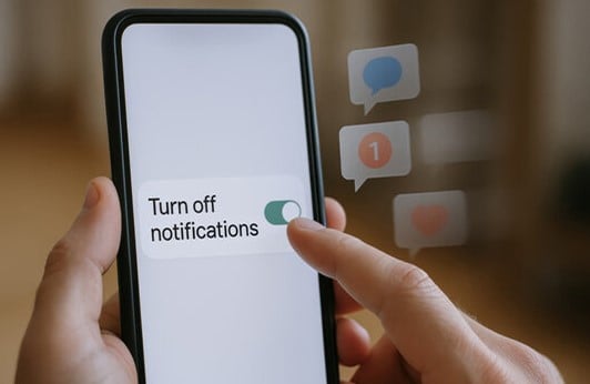 Turn off notifications