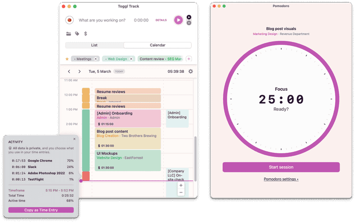 Toggl Track - Effortless time tracking