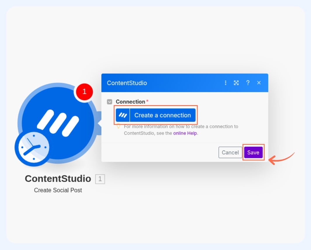 Connect ContentStudio to Make