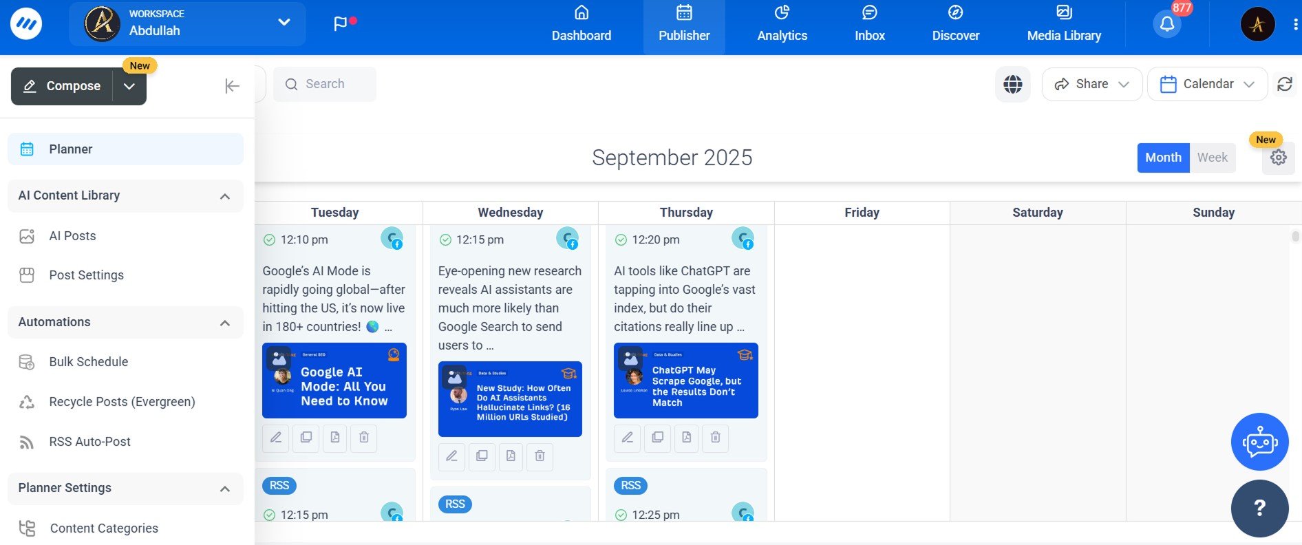 ContentStudio publisher