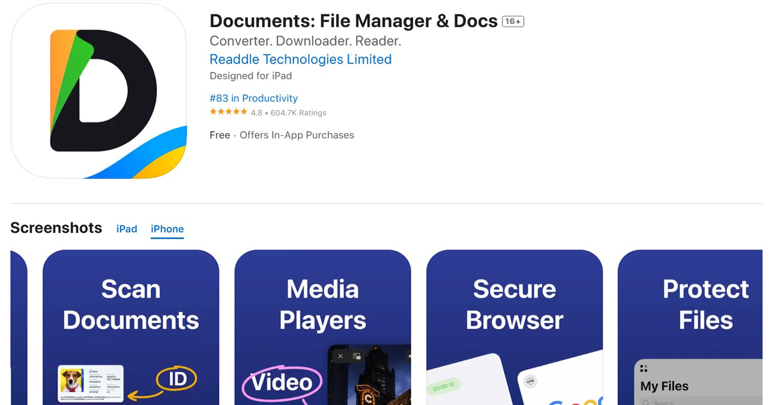 Documents by Readdle