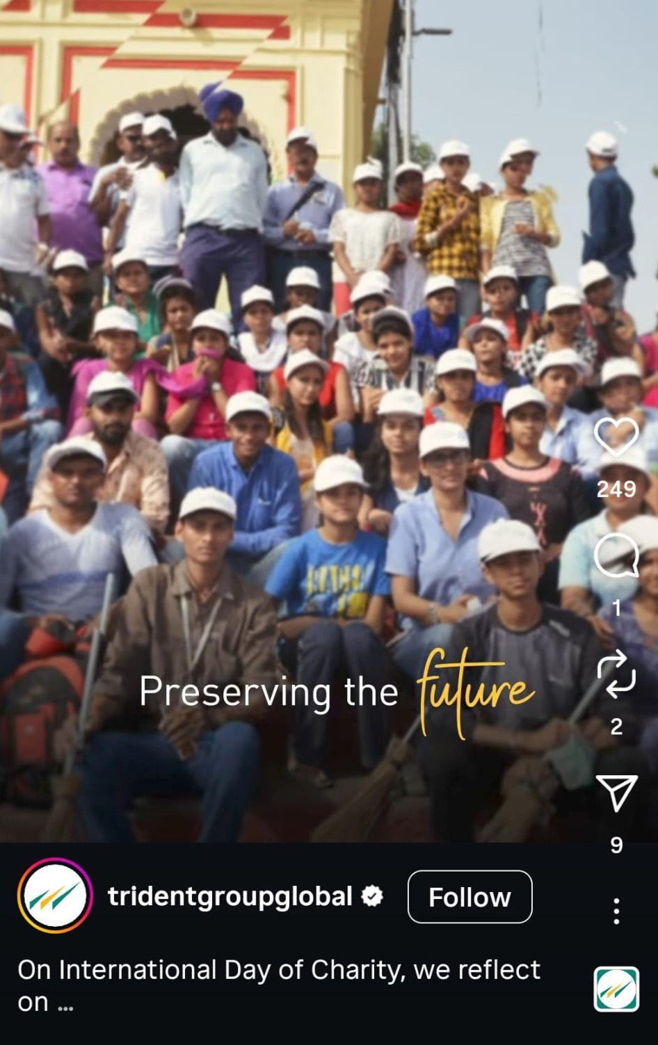 Social cause partnership