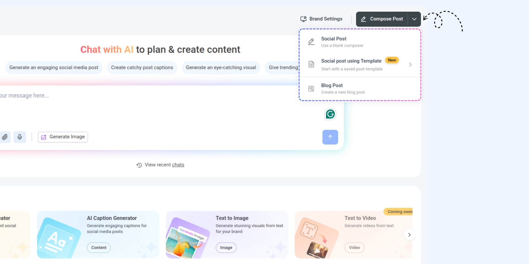 Navigate to Compose post