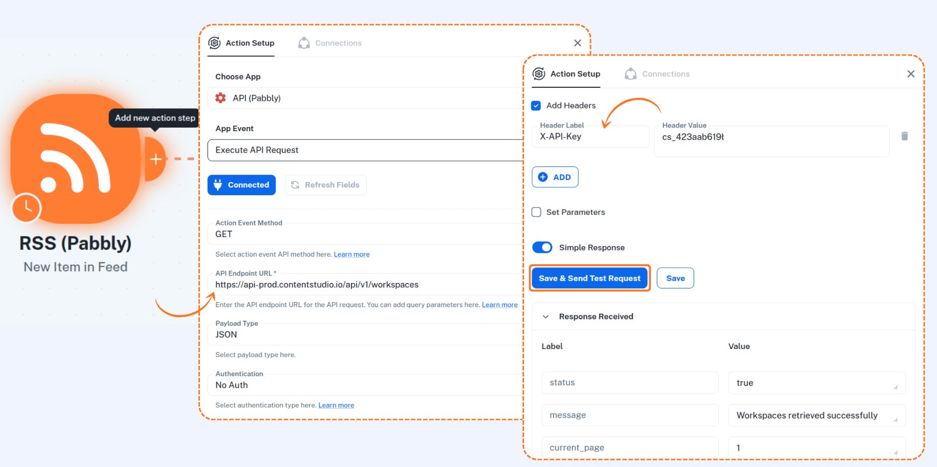 Fetch your ContentStudio workspace