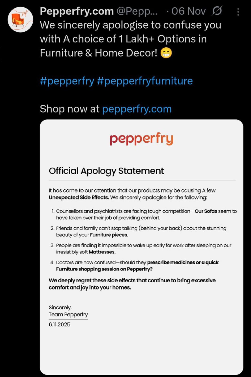 Pepperfry reputation management strategy