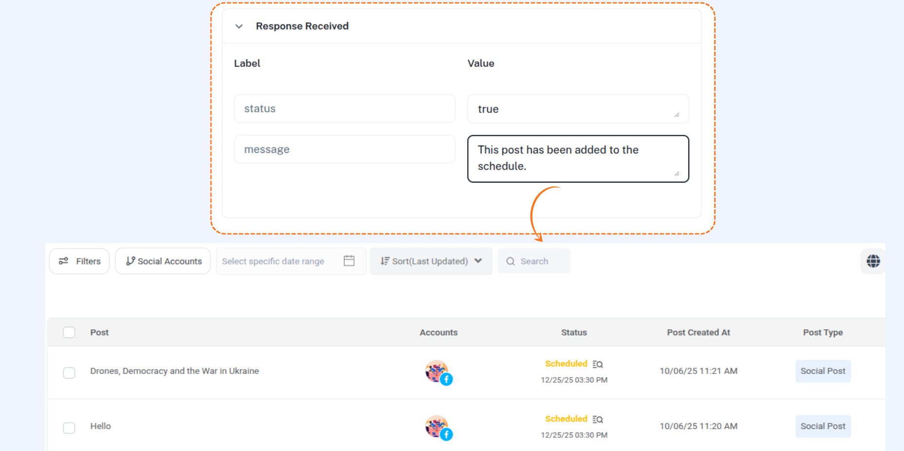 Test your ContentStudio Pabbly Connect automation workflow