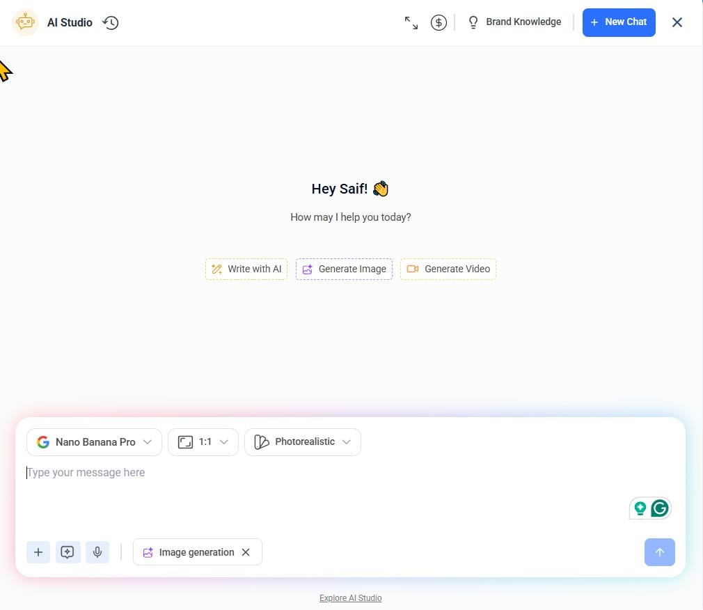 AI content library controls