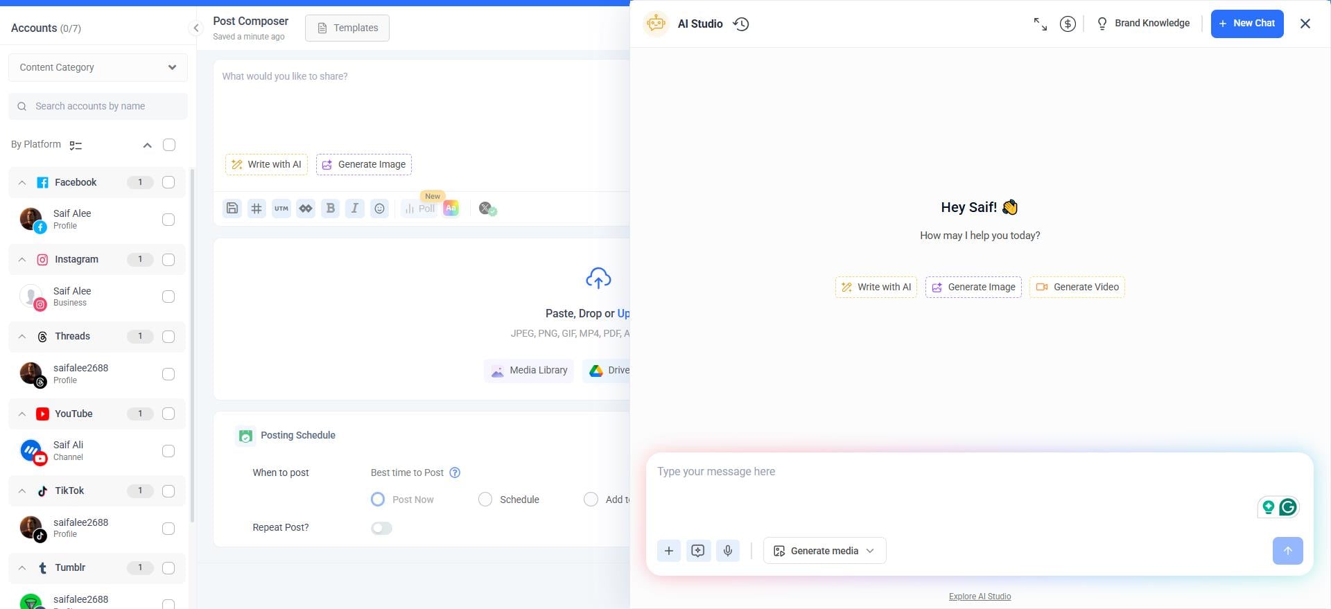 AI-powered caption generation