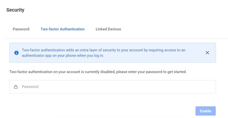 Trusted devices for two-factor authentication