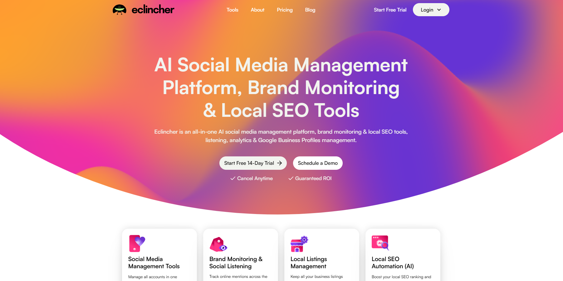 eclincher homepage