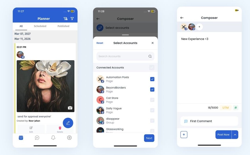ContentStudio iOS app composer update