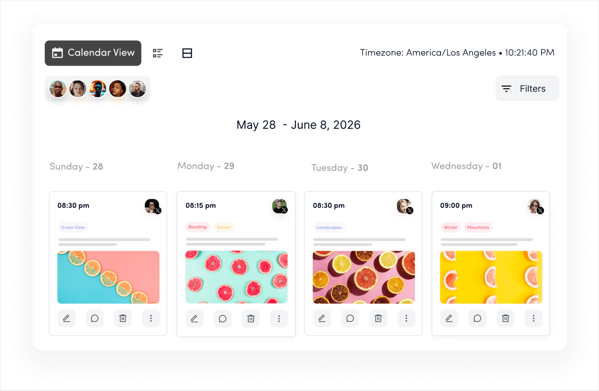 Build a consistent posting cadence