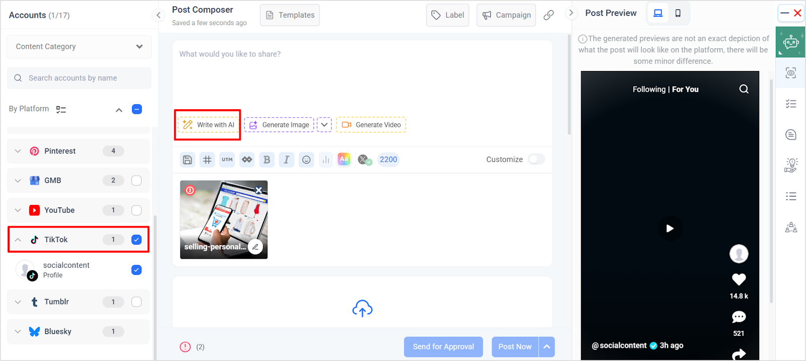 free TikTok caption generator