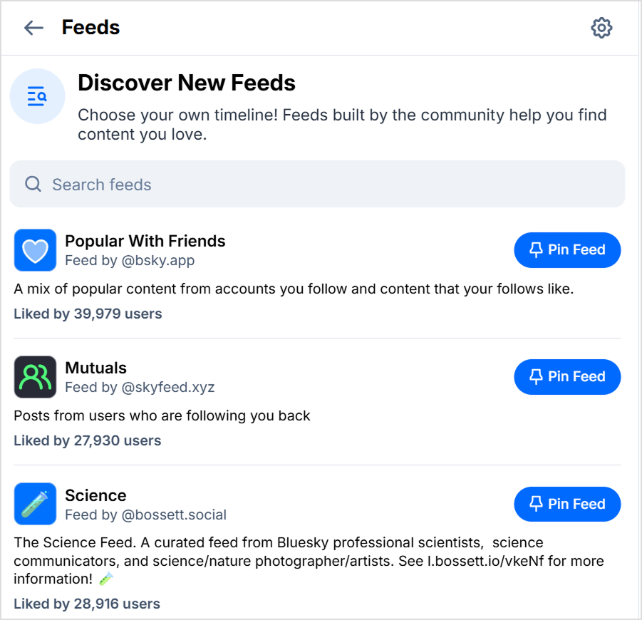 Follow people and grow your network