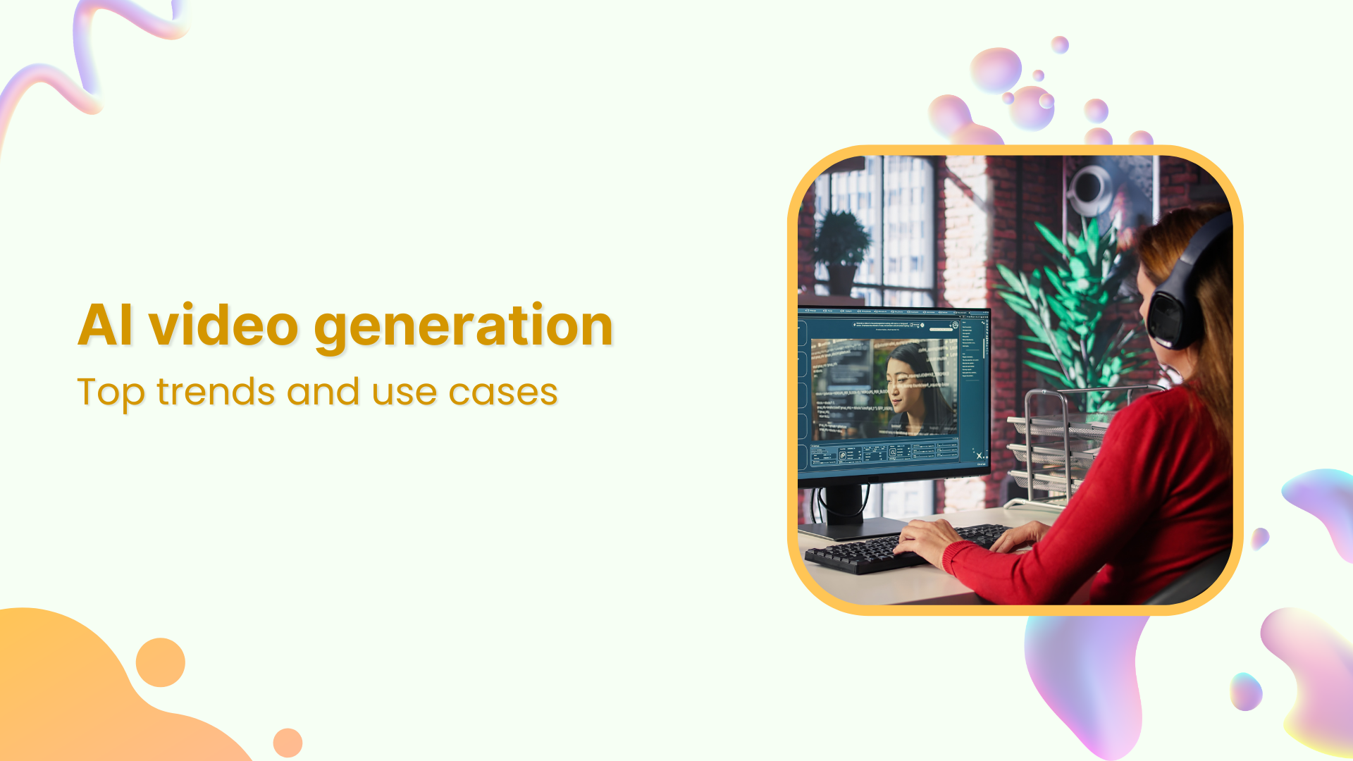 Top 10 AI video generation trends &amp; use cases everyone should watch