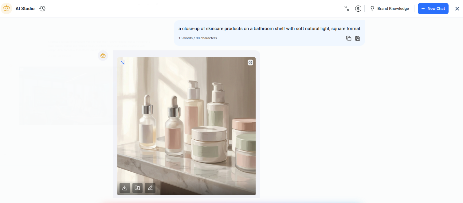 Platform-specific prompt