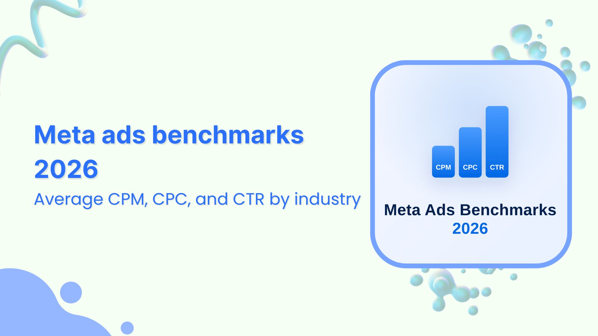Meta ads benchmarks 2026: Average CPM, CPC, and CTR by industry