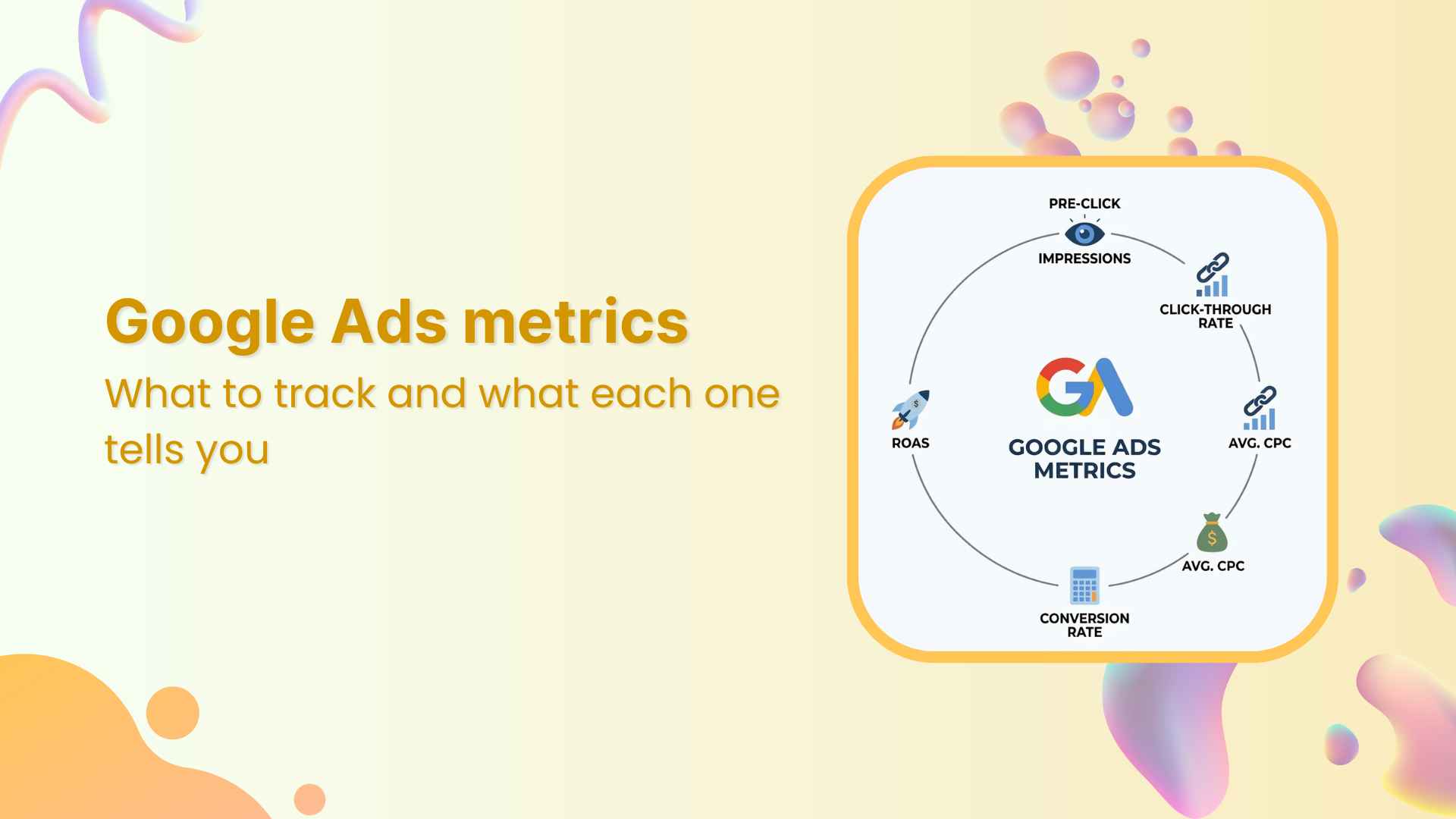 Google Ads metrics: What to track and what each one tells you
