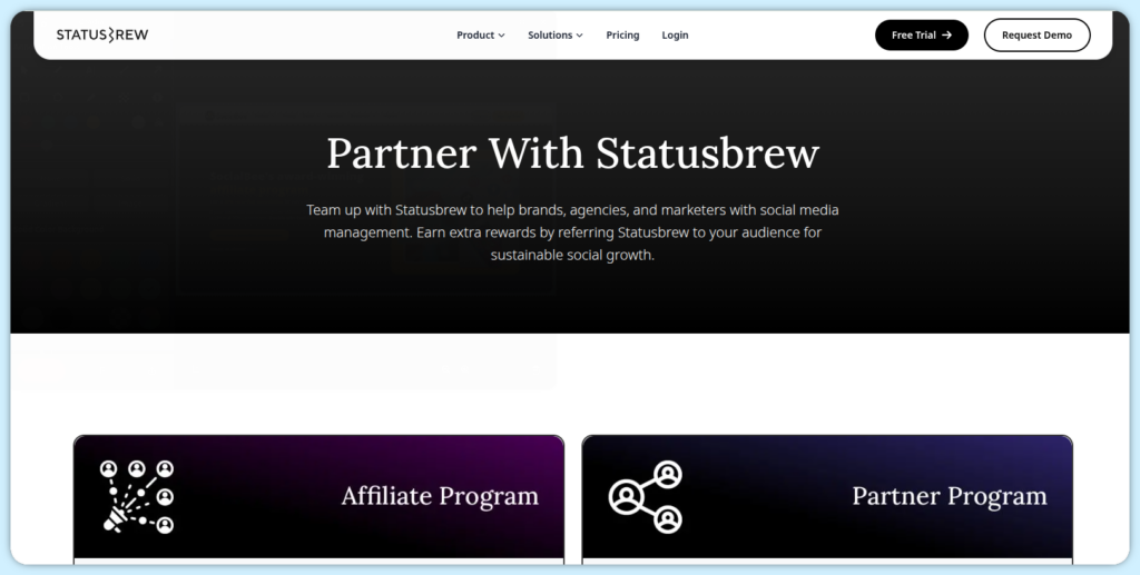 Statusbrew Later Affiliate Program
