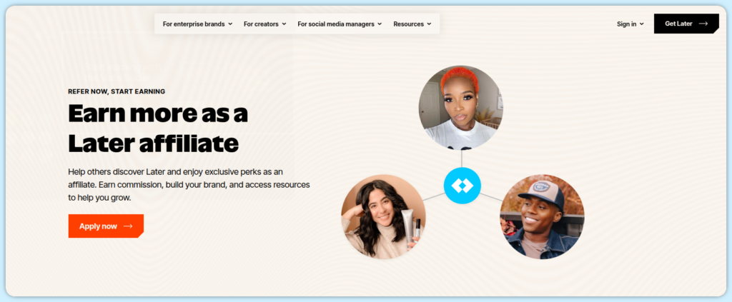 Later Affiliate Program