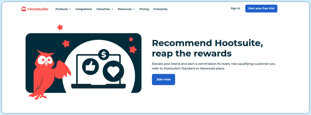 Hootsuite Later Affiliate Program